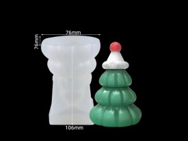 Molde silicona arbolito gajos